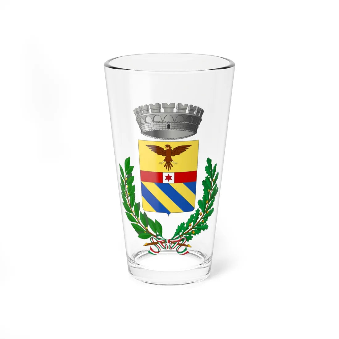 Brembilla-Stemma (Italy) (Coat of Arms) Pint Glass 16oz 16oz - Go Mug Yourself