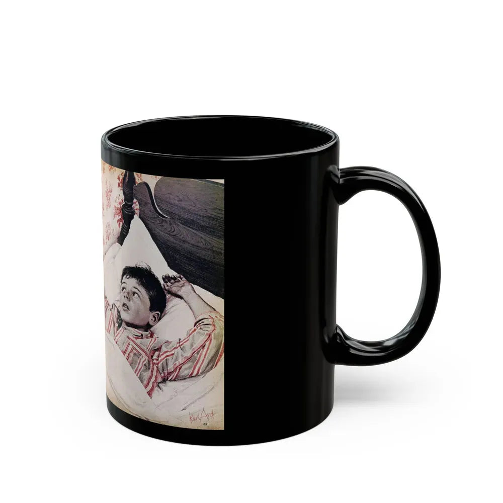 Brendan's Birthday Party, Woman's Day, March 1965 - Black Coffee Mug - Go Mug Yourself