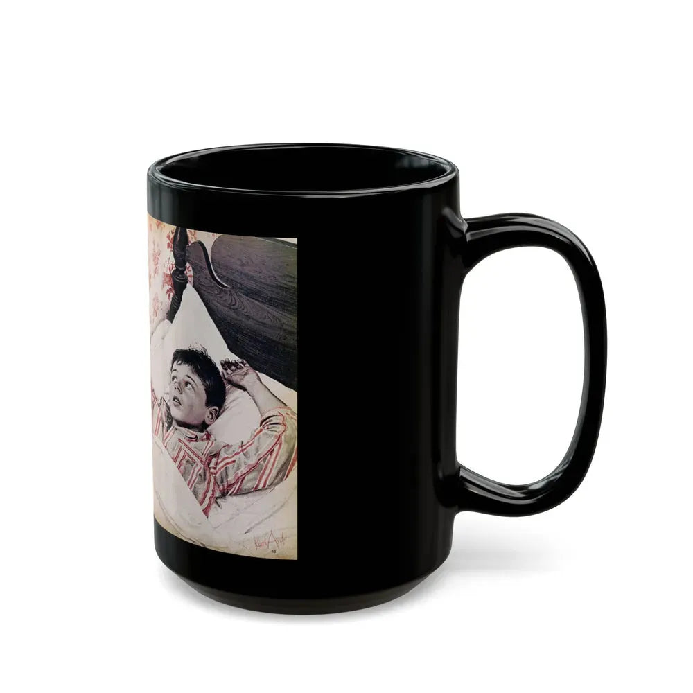 Brendan's Birthday Party, Woman's Day, March 1965 - Black Coffee Mug - Go Mug Yourself