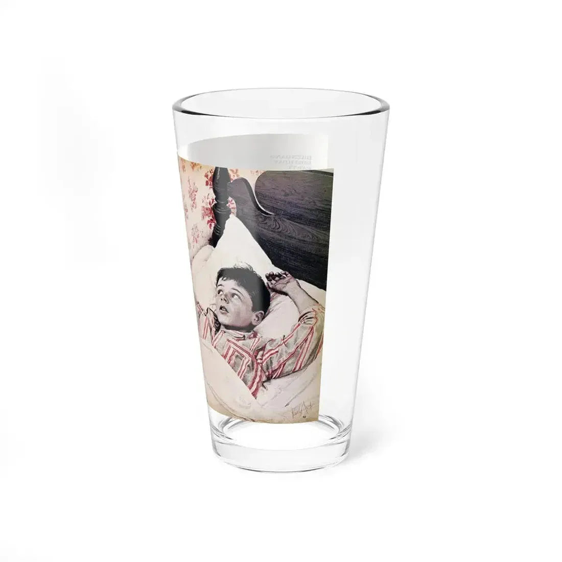 Brendan's Birthday Party, Woman's Day, March 1965 (Magazine Illustration) Pint Glass 16oz - Go Mug Yourself