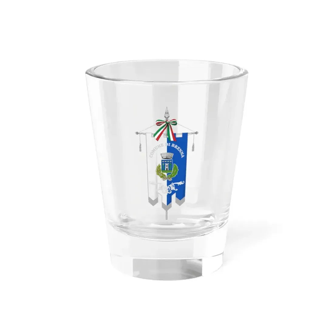 Brenna Italia-Gonfalone (Italy) Shot Glass 1.5oz 1.5oz - Go Mug Yourself