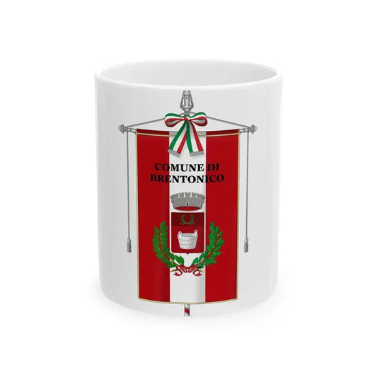 Brentonico-Gonfalone (Italy) White Coffee Mug 11oz - Go Mug Yourself