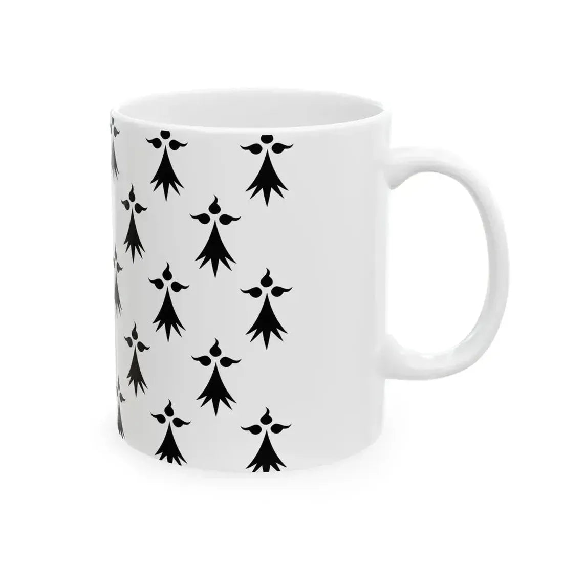 Brest flag (France) White Coffee Mug - Go Mug Yourself