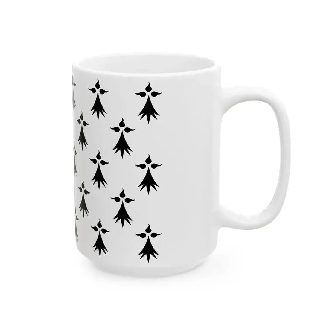 Brest flag (France) White Coffee Mug - Go Mug Yourself