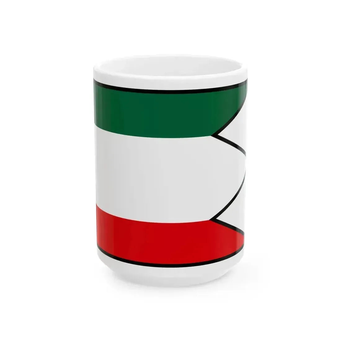 Brestovany Trnava Flag (Slovakia) White Coffee Mug 15oz - Go Mug Yourself