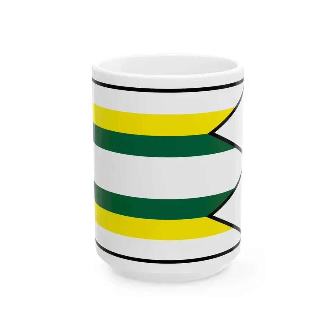 Brestovec Komarno Flag (Slovakia) White Coffee Mug 15oz - Go Mug Yourself