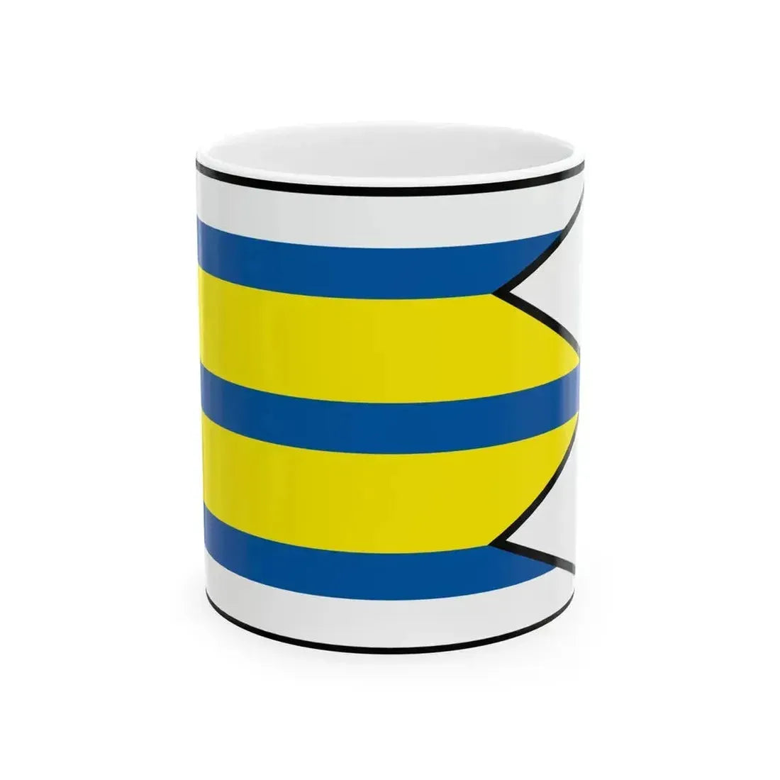 Brestovec Myjava Flag (Slovakia) White Coffee Mug 11oz - Go Mug Yourself
