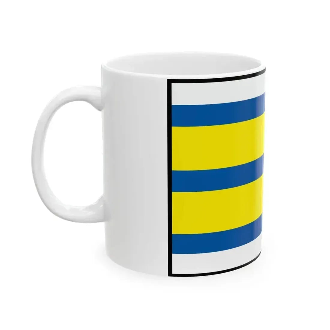 Brestovec Myjava Flag (Slovakia) White Coffee Mug - Go Mug Yourself