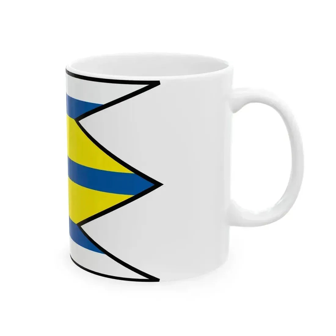 Brestovec Myjava Flag (Slovakia) White Coffee Mug - Go Mug Yourself