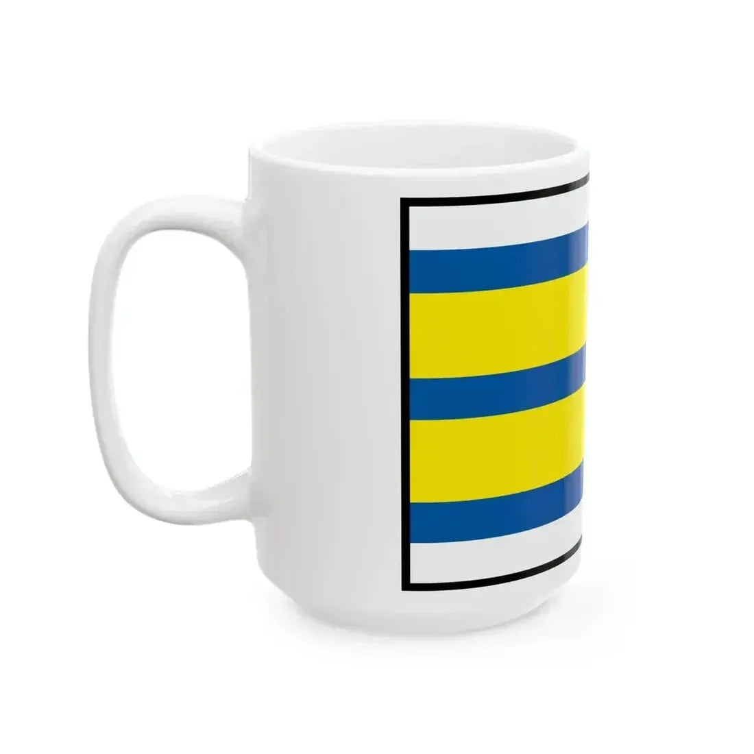 Brestovec Myjava Flag (Slovakia) White Coffee Mug - Go Mug Yourself