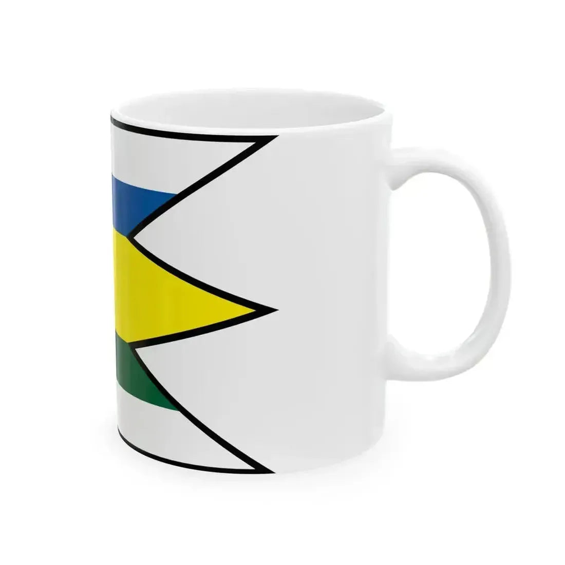 Bretejovce Presov Flag (Slovakia) White Coffee Mug - Go Mug Yourself