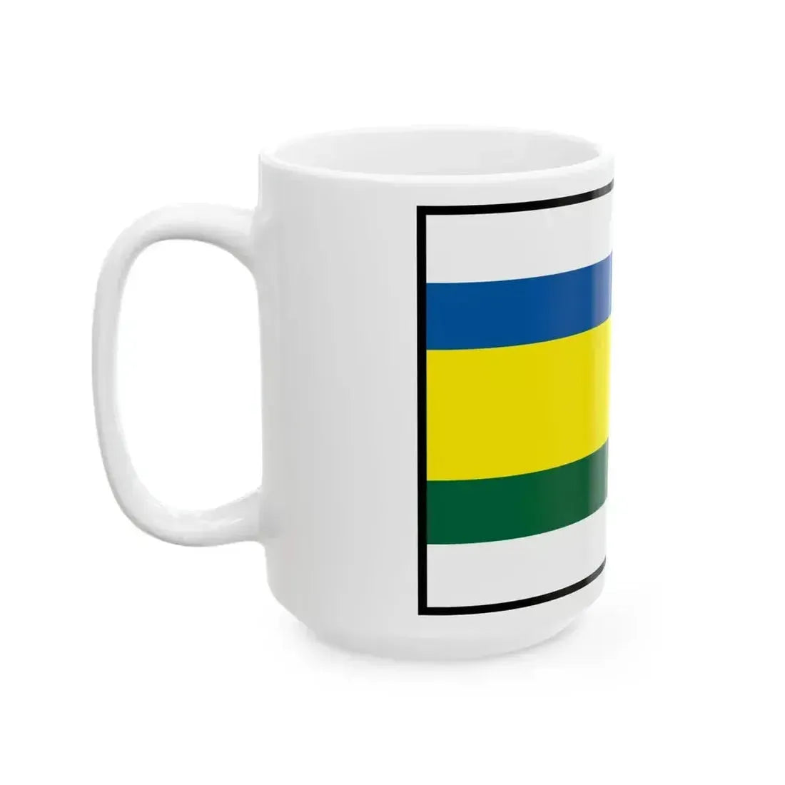 Bretejovce Presov Flag (Slovakia) White Coffee Mug - Go Mug Yourself