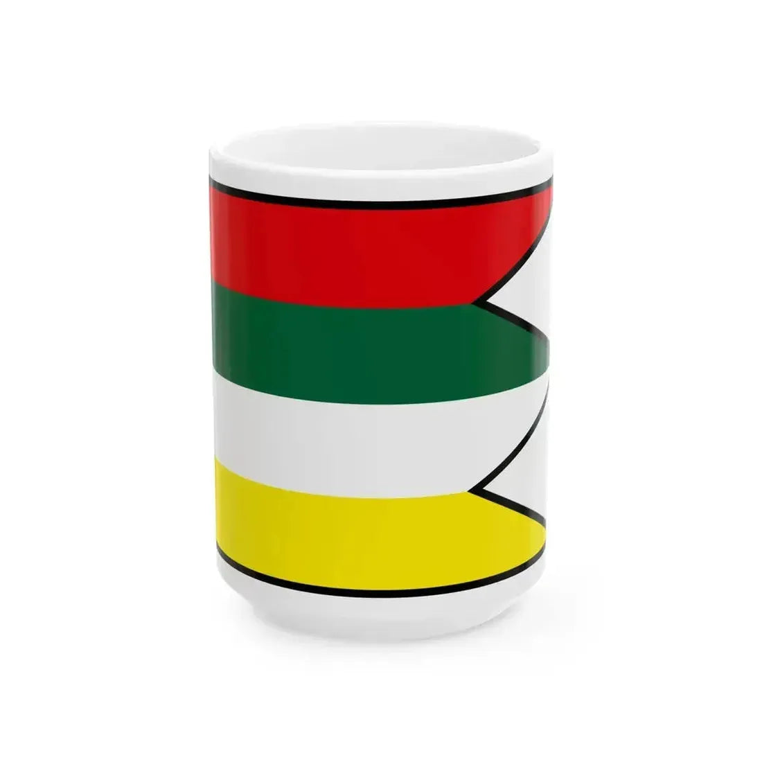 Bretka Roznava Flag (Slovakia) White Coffee Mug 15oz - Go Mug Yourself