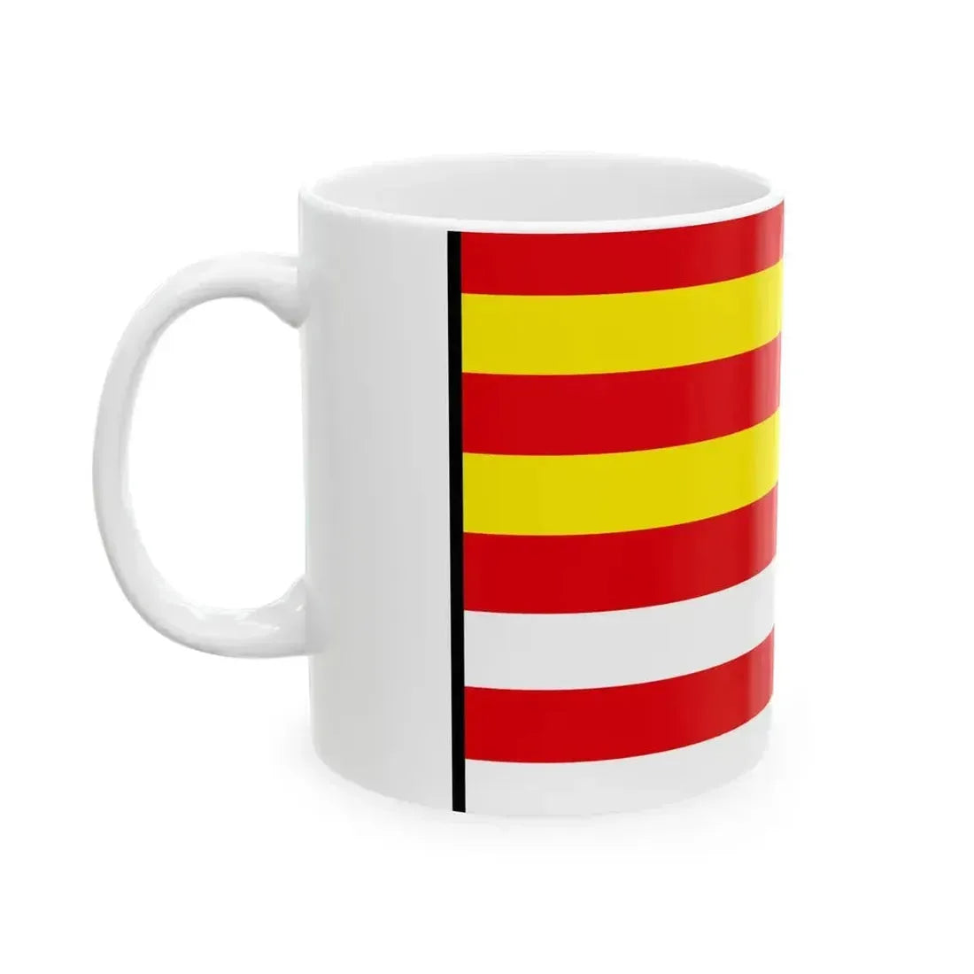 Brezany Presov Flag (Slovakia) White Coffee Mug - Go Mug Yourself