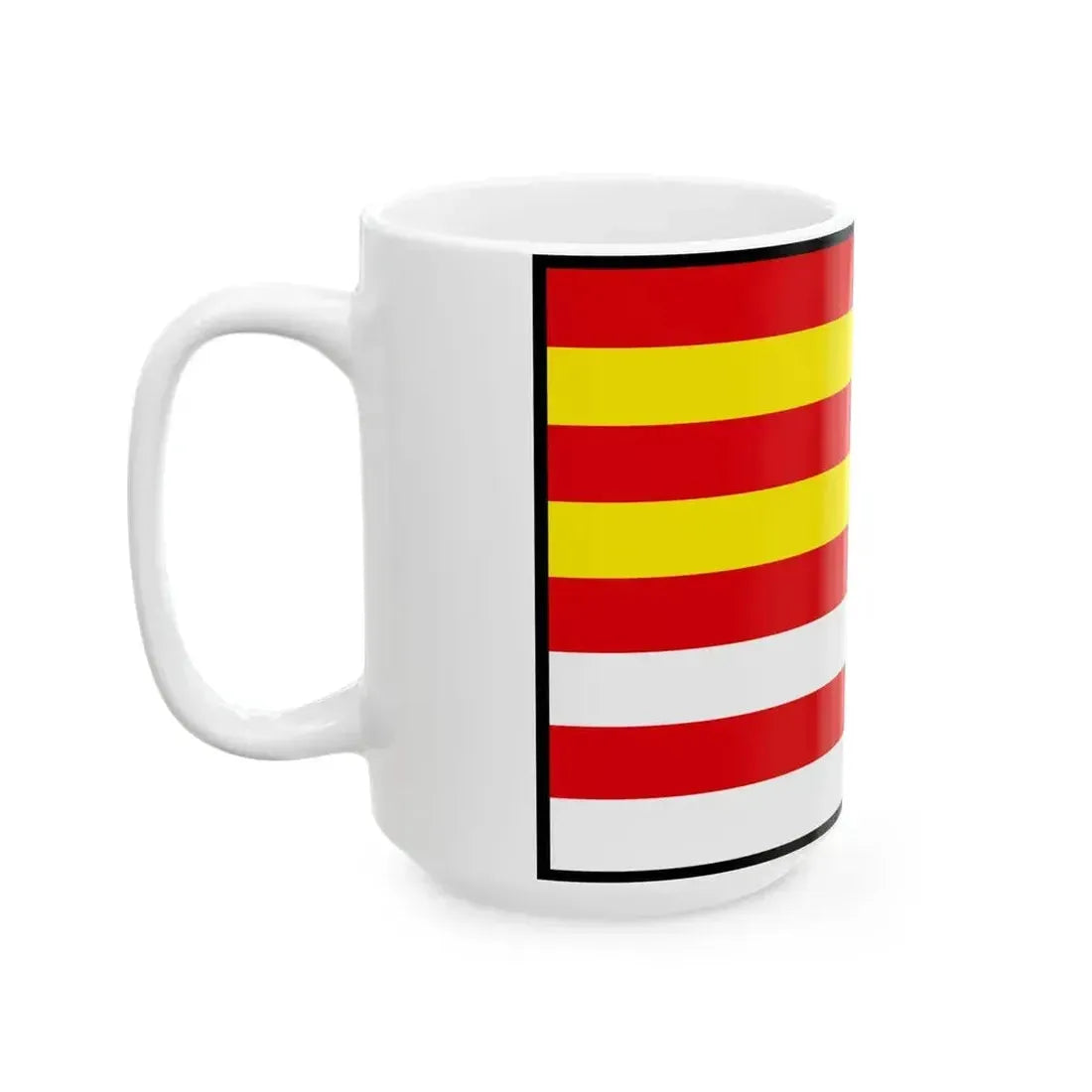 Brezany Presov Flag (Slovakia) White Coffee Mug - Go Mug Yourself