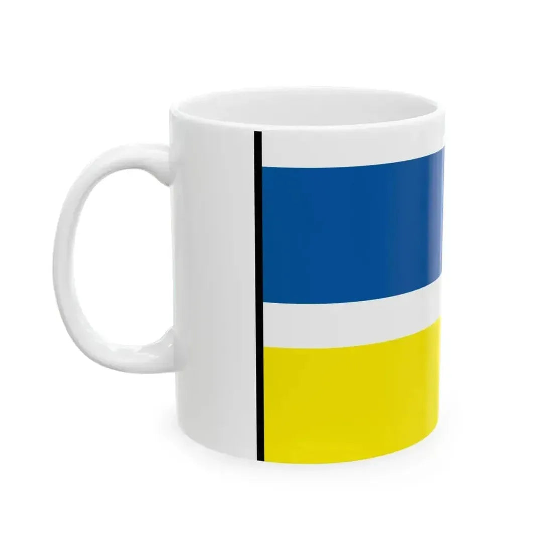 Brezany Zilina Flag (Slovakia) White Coffee Mug - Go Mug Yourself