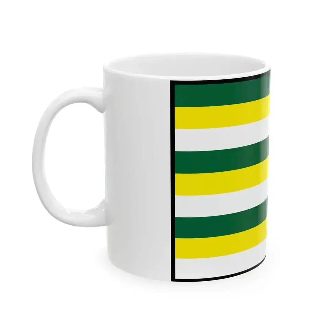 Brezina Trebisov Flag (Slovakia) White Coffee Mug - Go Mug Yourself