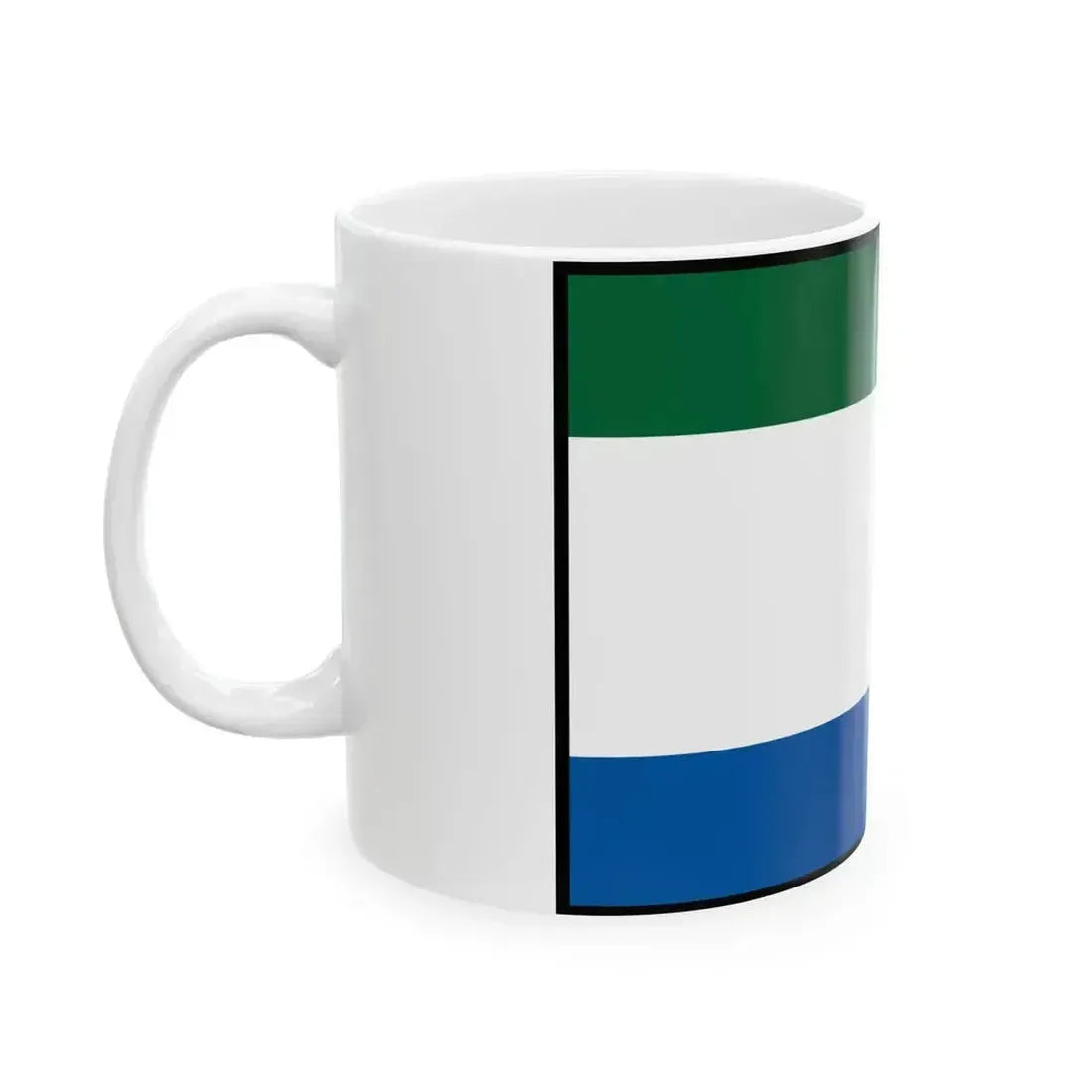 Breziny Zvolen Flag (Slovakia) White Coffee Mug - Go Mug Yourself