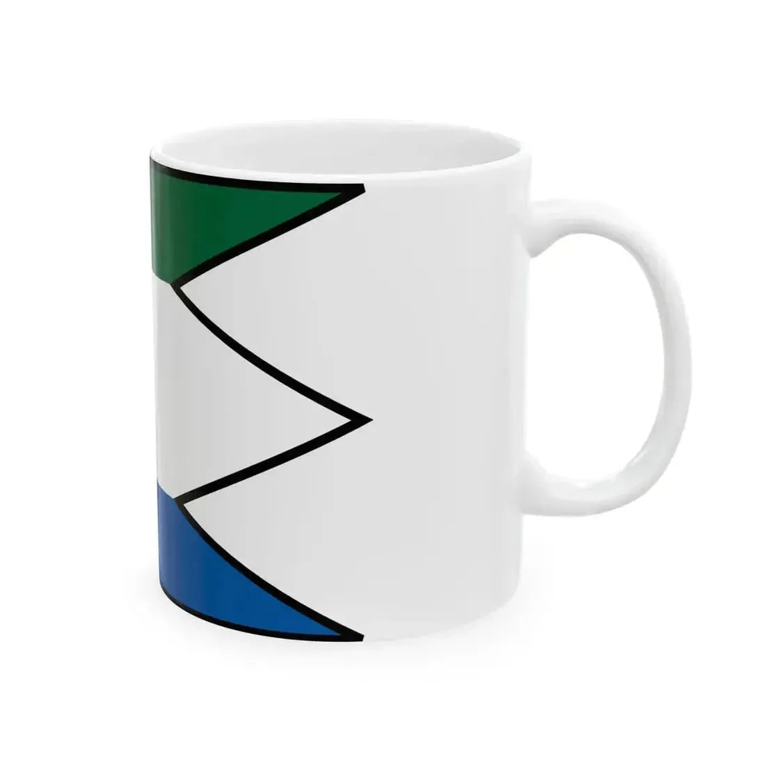 Breziny Zvolen Flag (Slovakia) White Coffee Mug - Go Mug Yourself