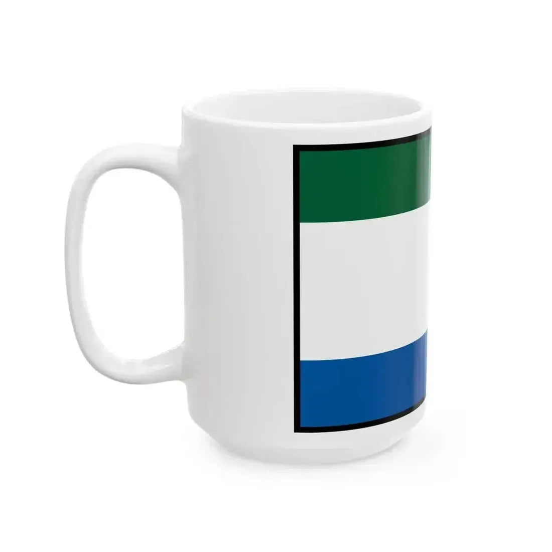 Breziny Zvolen Flag (Slovakia) White Coffee Mug - Go Mug Yourself