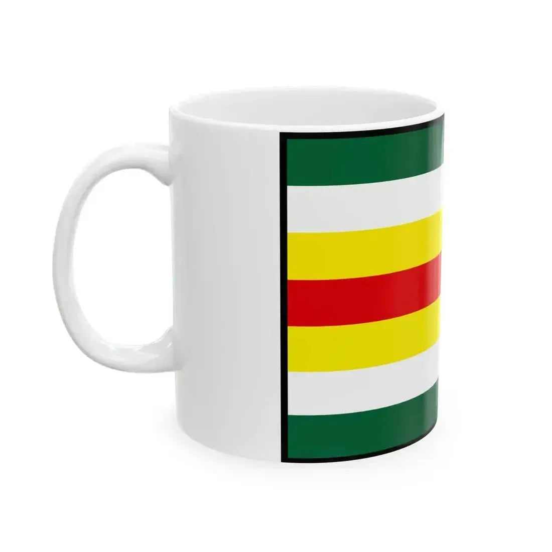 Breznica Stropkov Flag (Slovakia) White Coffee Mug - Go Mug Yourself