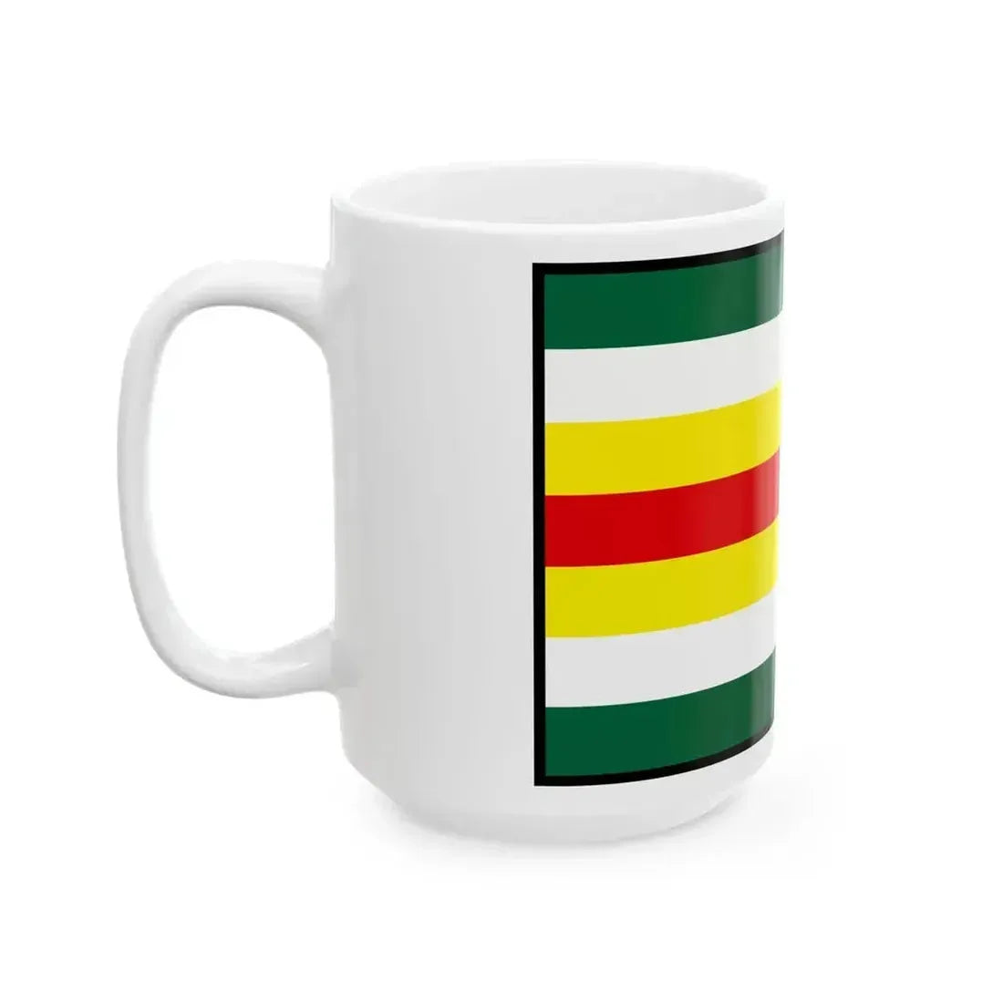 Breznica Stropkov Flag (Slovakia) White Coffee Mug - Go Mug Yourself