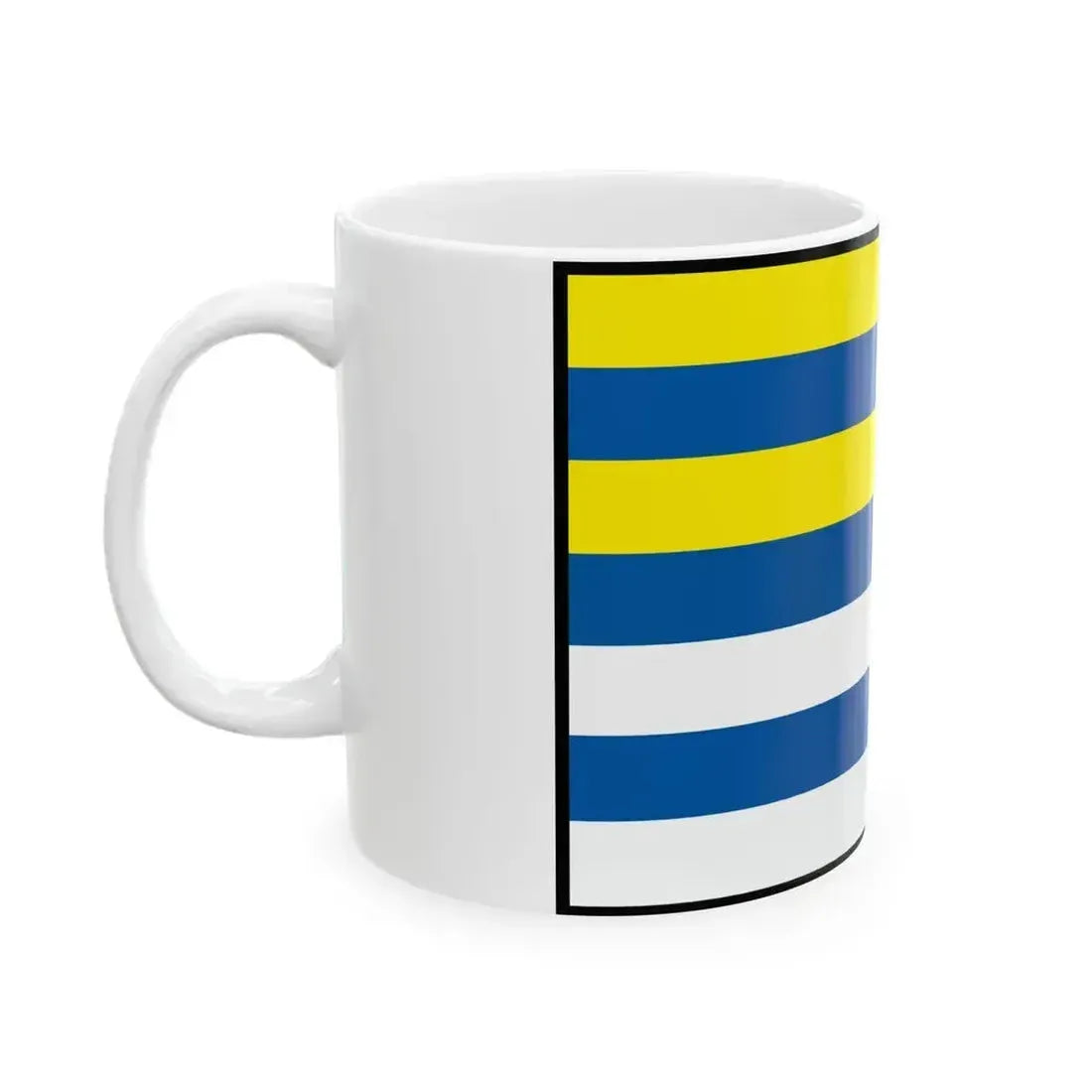 Breznicka Stropkov Flag (Slovakia) White Coffee Mug - Go Mug Yourself
