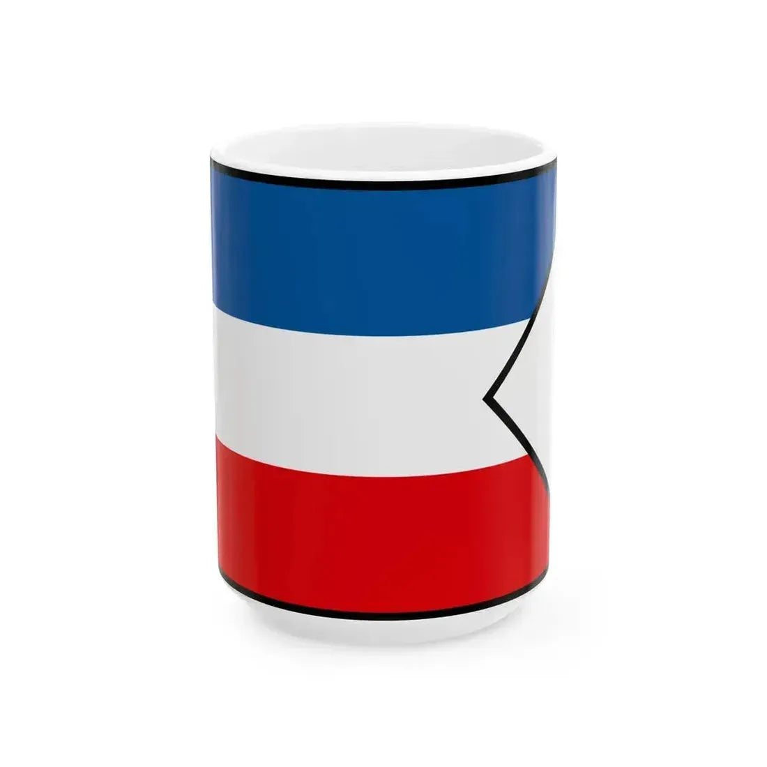 Brezno Brezno Flag (Slovakia) White Coffee Mug 15oz - Go Mug Yourself