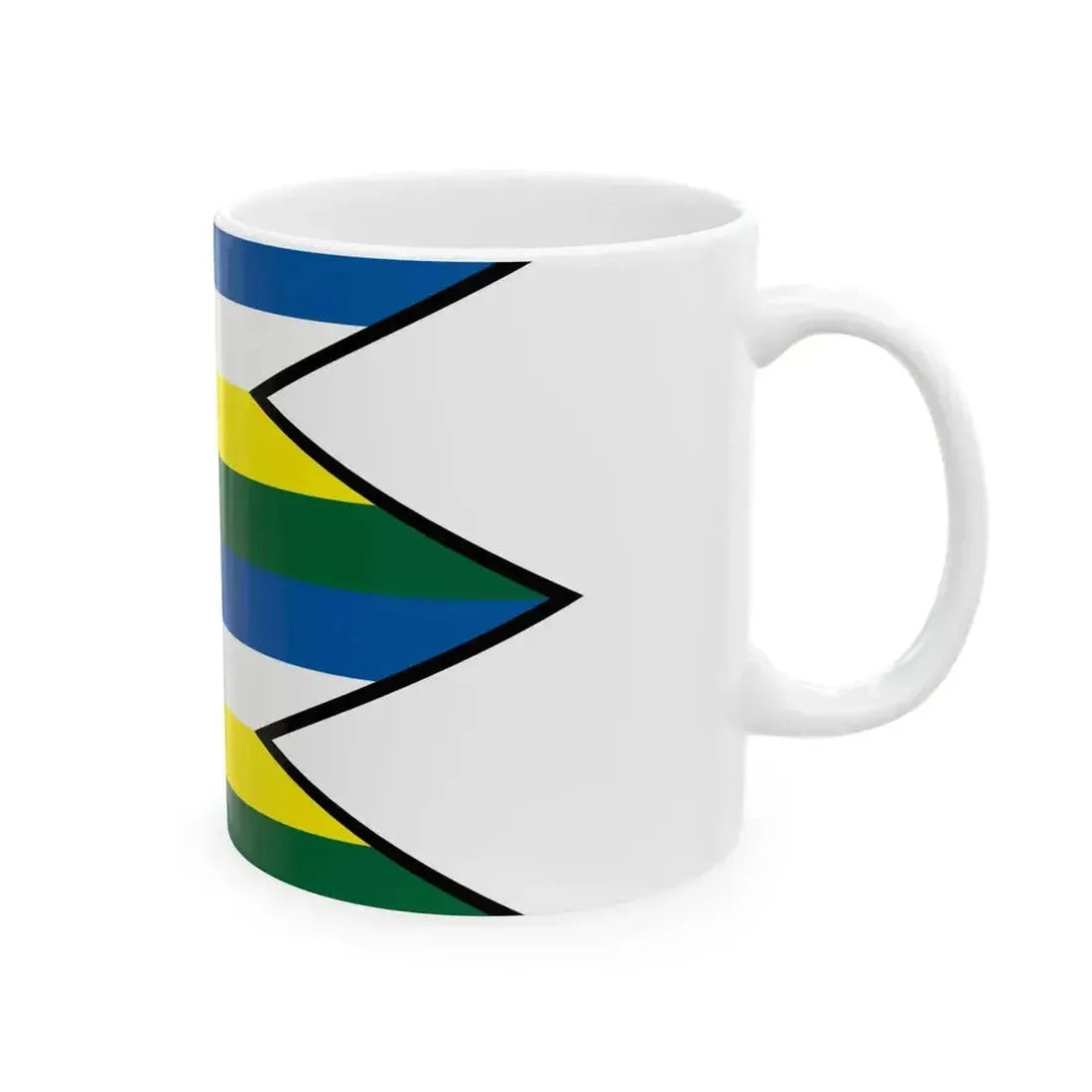Brezov Bardejov Flag (Slovakia) White Coffee Mug - Go Mug Yourself