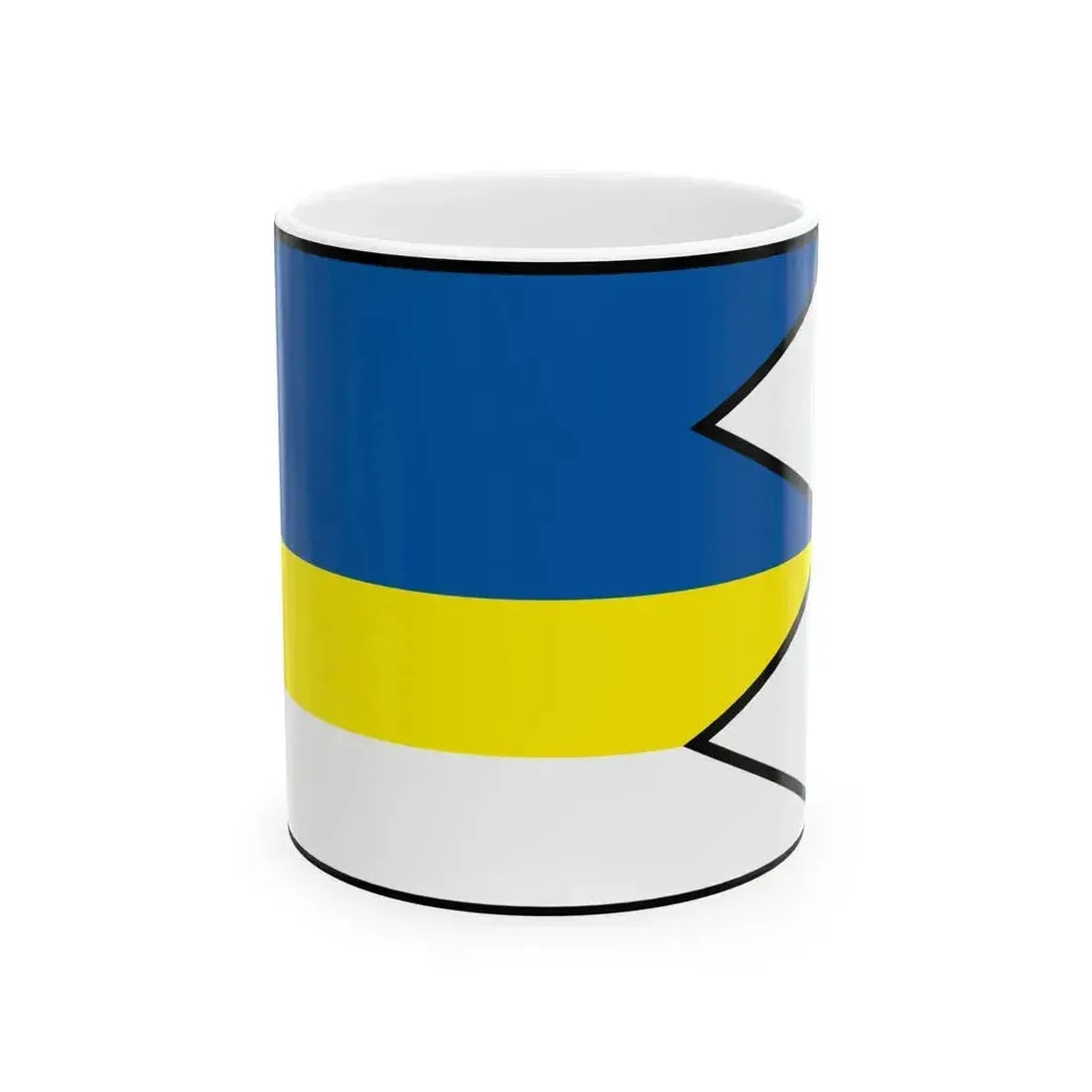 Brezovec Snina Flag (Slovakia) White Coffee Mug 11oz - Go Mug Yourself