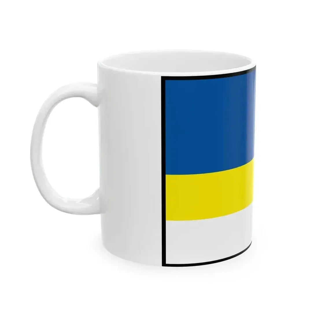 Brezovec Snina Flag (Slovakia) White Coffee Mug - Go Mug Yourself