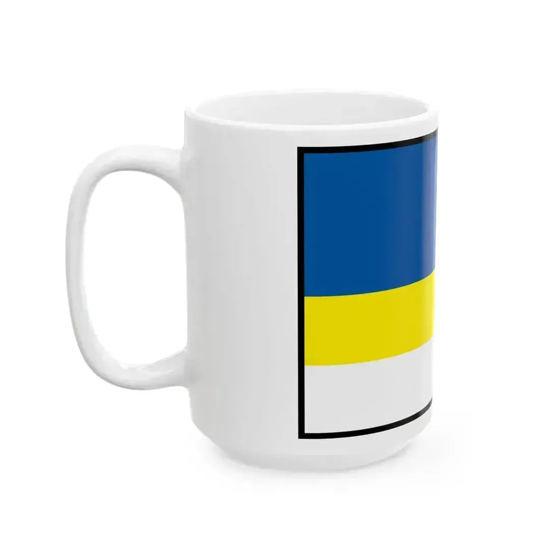 Brezovec Snina Flag (Slovakia) White Coffee Mug - Go Mug Yourself
