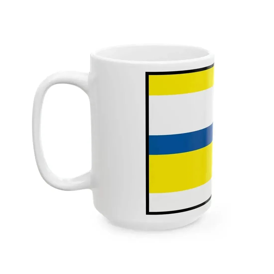Brezovica Sabinov Flag (Slovakia) White Coffee Mug - Go Mug Yourself