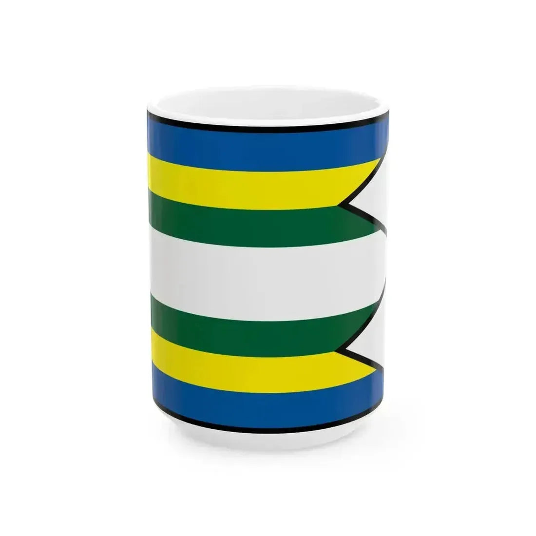 Brezovica Tvrdosin Flag (Slovakia) White Coffee Mug 15oz - Go Mug Yourself