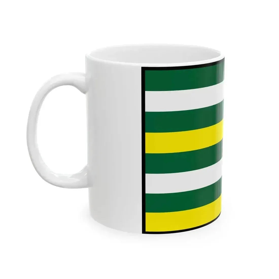 Brezovicka Sabinov Flag (Slovakia) White Coffee Mug - Go Mug Yourself