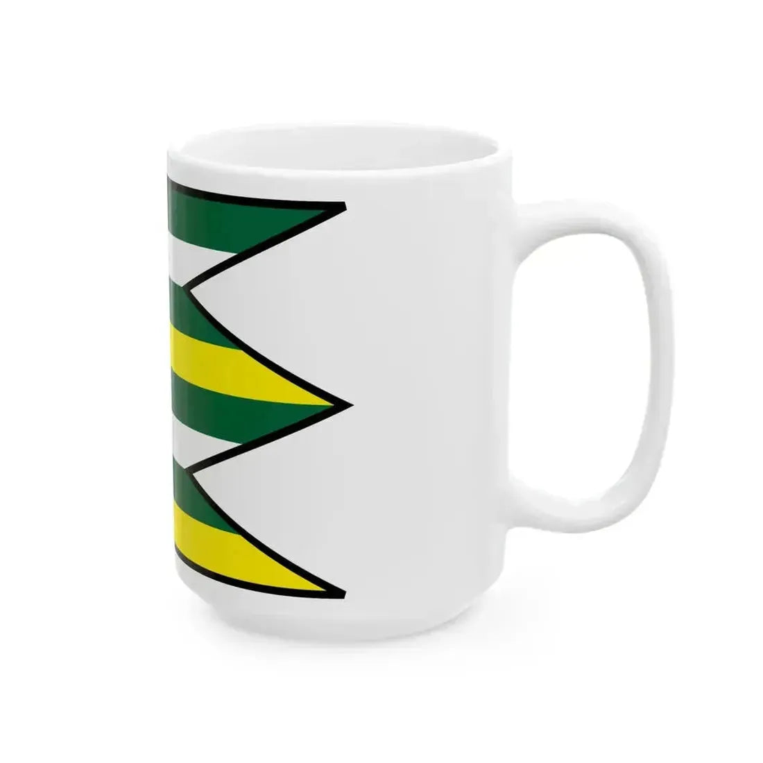 Brezovicka Sabinov Flag (Slovakia) White Coffee Mug - Go Mug Yourself