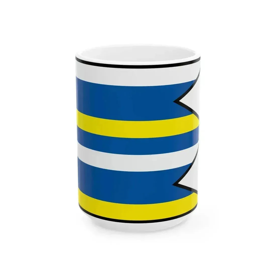 Brhlovce Levice Flag (Slovakia) White Coffee Mug 15oz - Go Mug Yourself