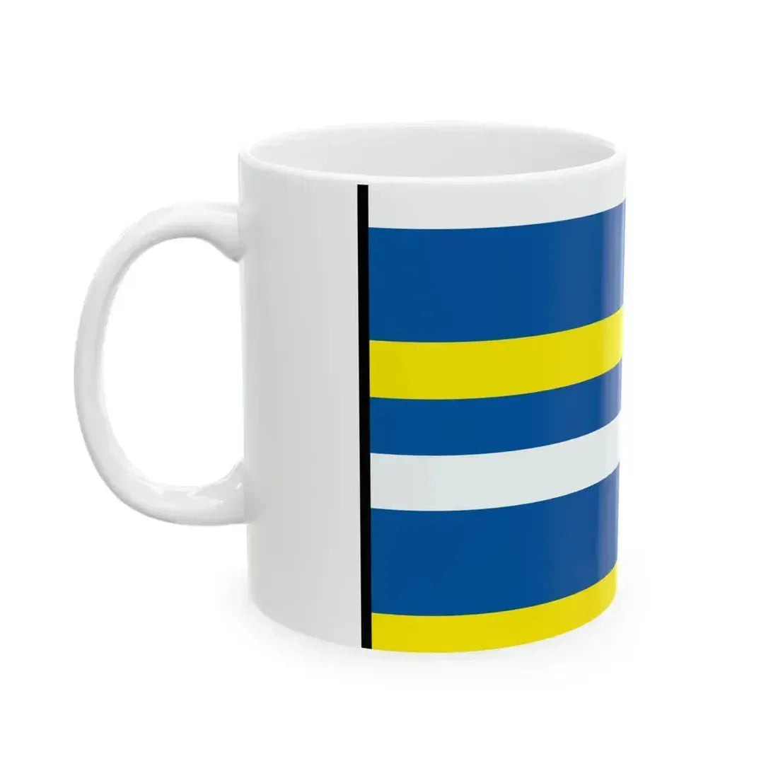 Brhlovce Levice Flag (Slovakia) White Coffee Mug - Go Mug Yourself