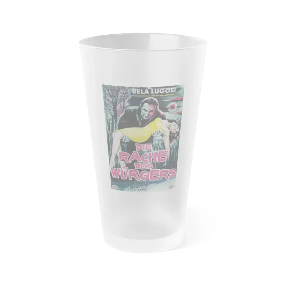BRIDE OF THE MONSTER (GERMANY) 1955 Movie Poster - Frosted Pint Glass 16oz 16oz Frosted - Go Mug Yourself