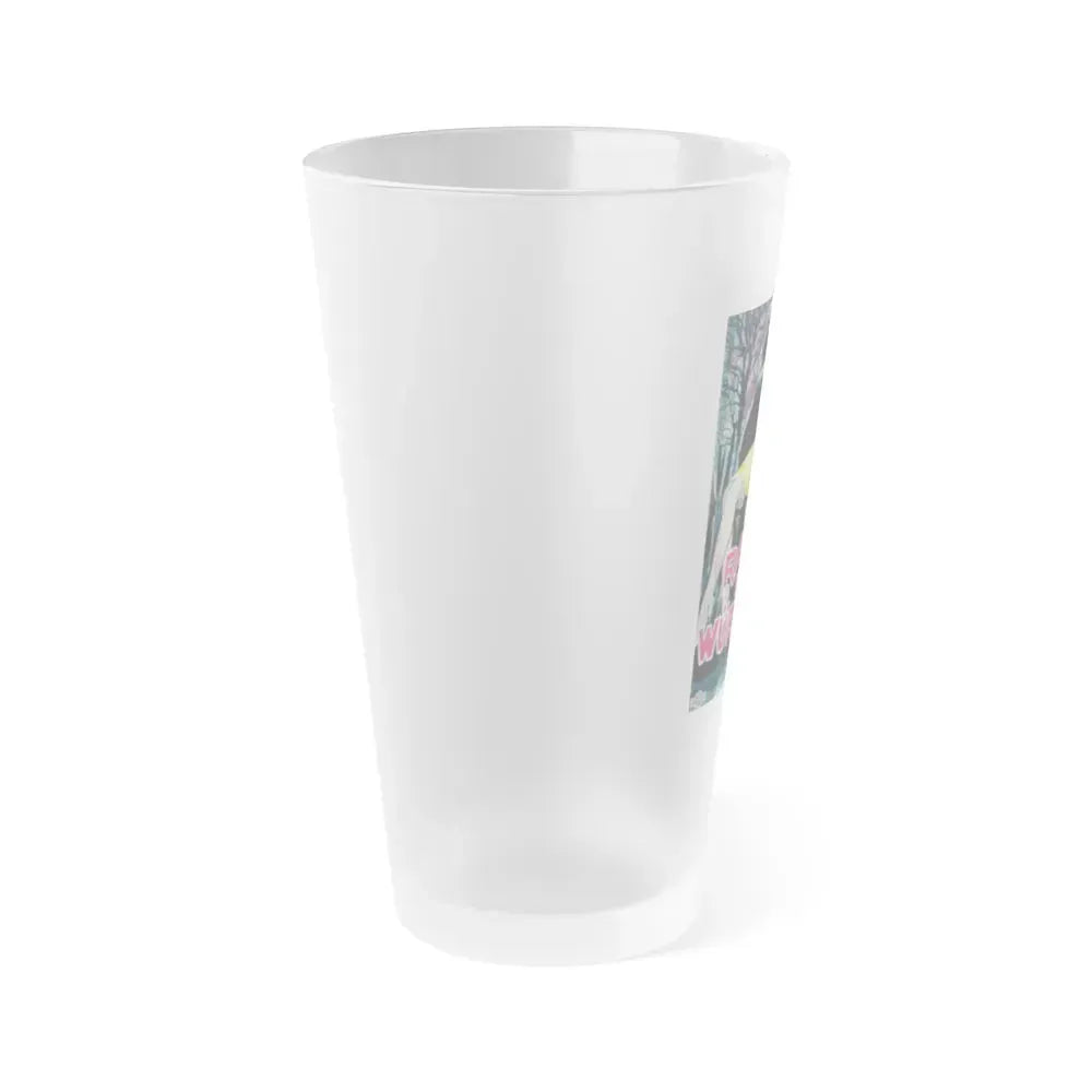 BRIDE OF THE MONSTER (GERMANY) 1955 Movie Poster - Frosted Pint Glass 16oz - Go Mug Yourself