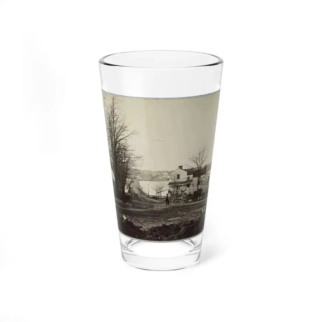 Bridge Across Eastern Branch Of Potomac River, Washington, D.C., April, 1865 (U.S. Civil War) Pint Glass 16oz 16oz - Go Mug Yourself