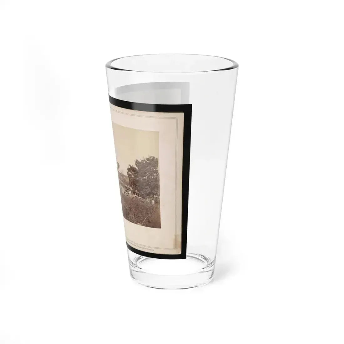 Bridge Across The Rappahannock, North View (U.S. Civil War) Pint Glass 16oz - Go Mug Yourself