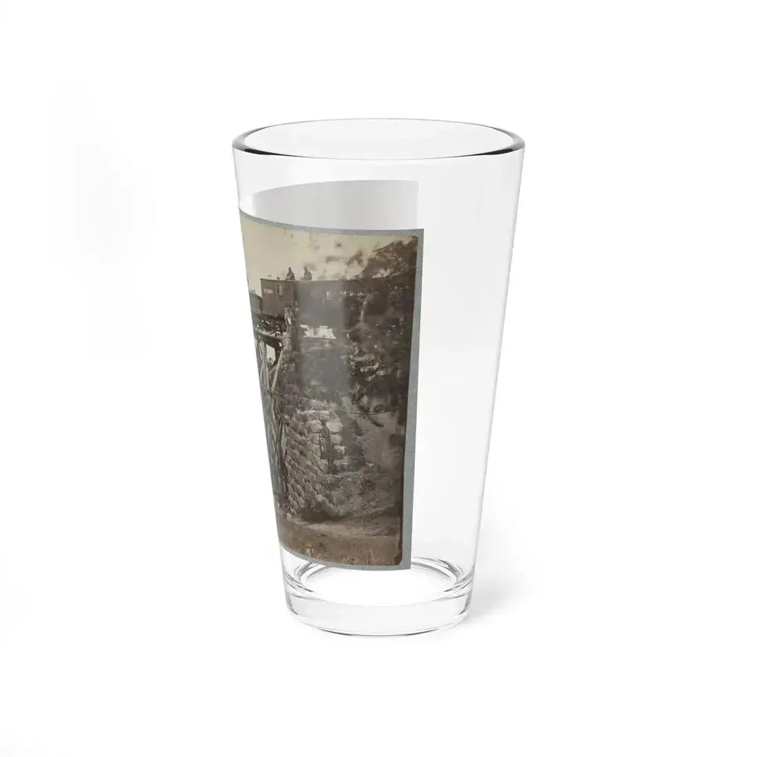 Bridge On Orange & Alexandria Railroad (U.S. Civil War) Pint Glass 16oz - Go Mug Yourself
