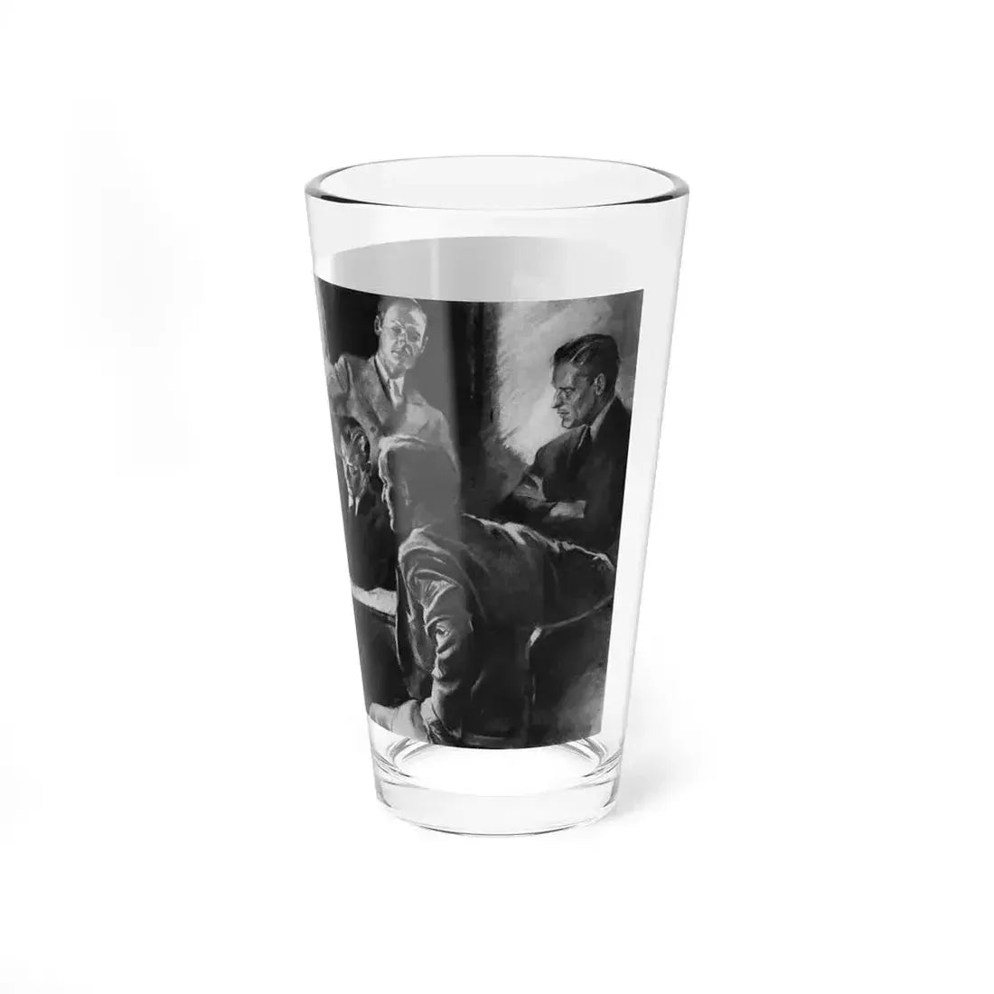 Bridge Widow (2), Ladies' Home Journal, September 1934 (Magazine Illustration) Pint Glass 16oz - Go Mug Yourself