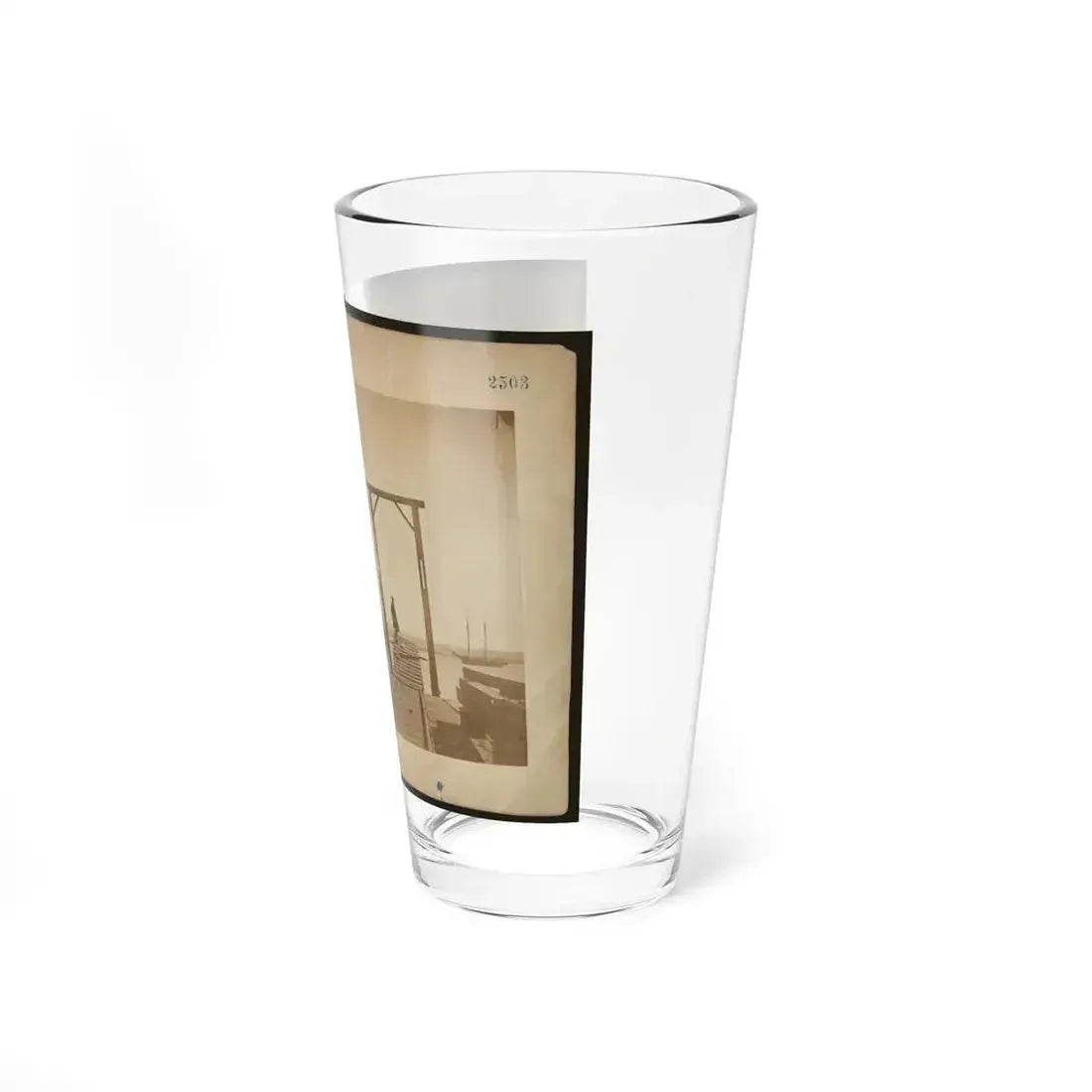 Bridges By Means Of Which Cars Are Loaded Upon Or Unloaded From Arks Or Barges (U.S. Civil War) Pint Glass 16oz - Go Mug Yourself