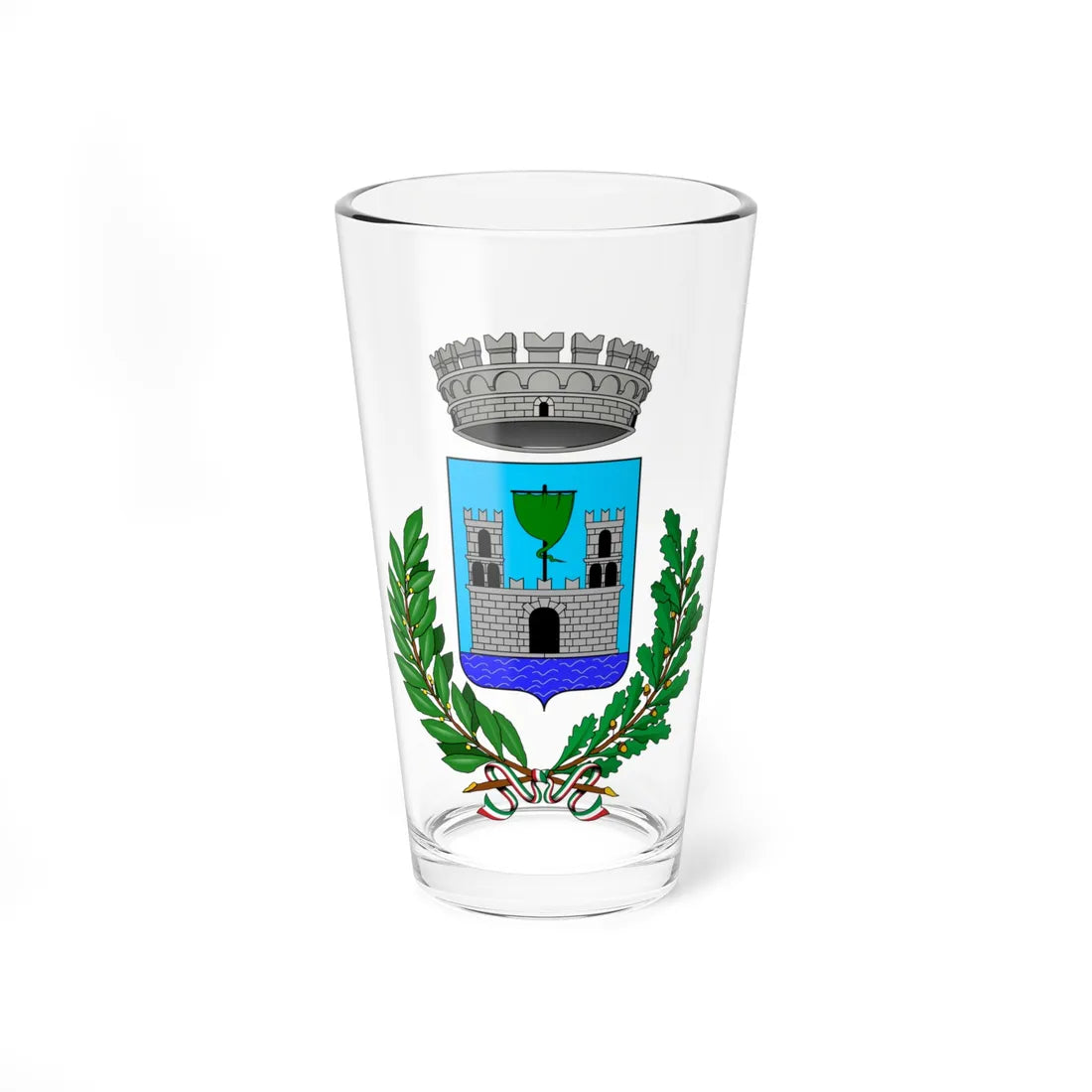 Brienno-Stemma (Italy) (Coat of Arms) Pint Glass 16oz 16oz - Go Mug Yourself