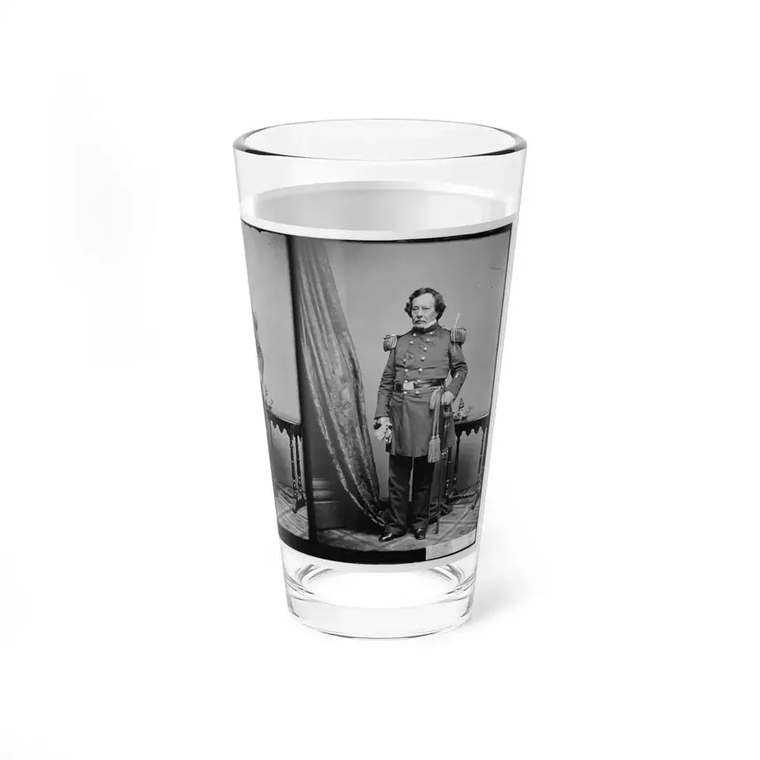 Brig. Gen. B.L.E. Bonneville (U.S. Civil War) Pint Glass 16oz - Go Mug Yourself