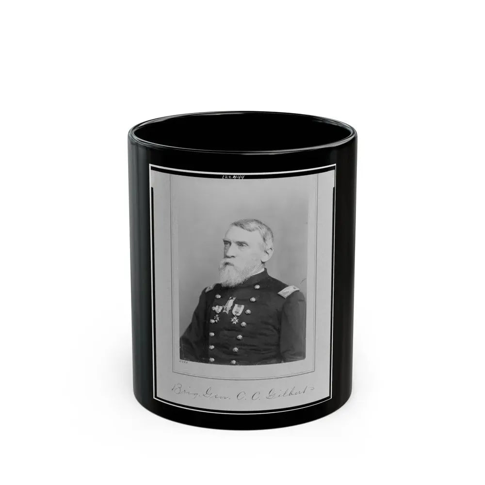 Brig. Gen. C.C. Gilbert (U.S. Civil War) Black Coffee Mug 11oz - Go Mug Yourself