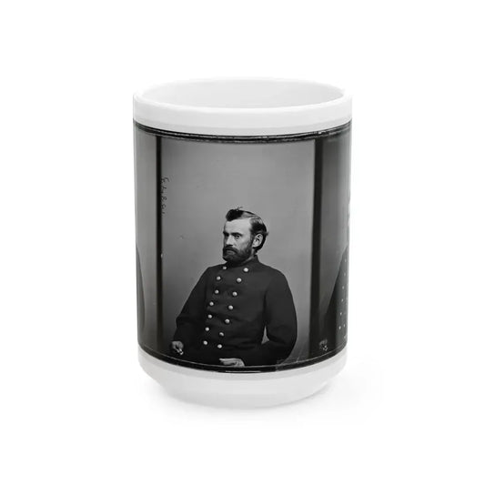 Brig. Gen. E.S. Bragg, 6th Wisc. Inf. (U.S. Civil War) White Coffee Mug 15oz - Go Mug Yourself