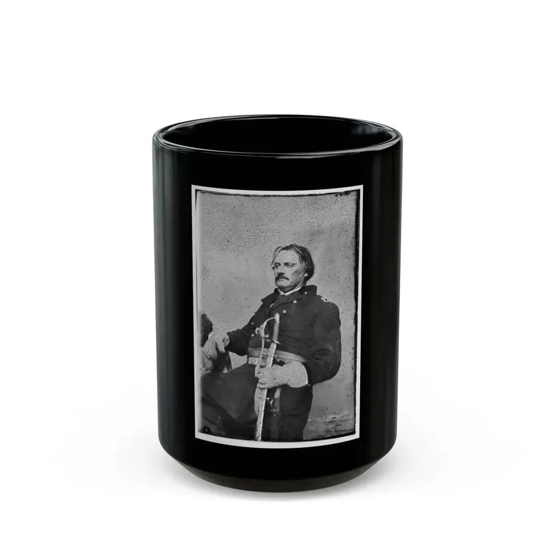Brig. Gen. Israel B. Richardson, Killed Antietam 002 (U.S. Civil War) Black Coffee Mug 15oz - Go Mug Yourself